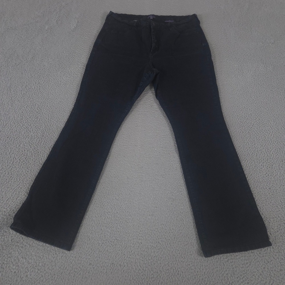 NYDJ Jeans Womens 16W Navy Mini Bootcut Lift Tuck Technology Stretch Denim Pants